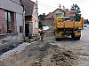 Začátek výstavby chodníků v Kasejovicích