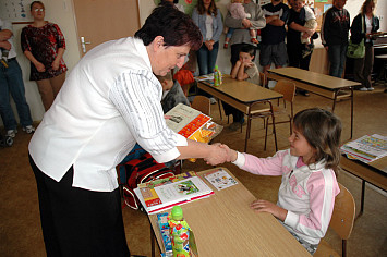 První den prvňáčků ZŠ Kasejovice 2008