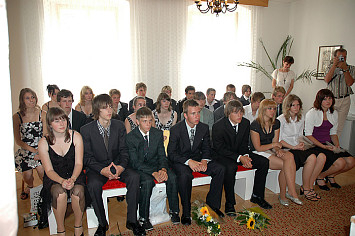 Slavnostní rozloučení a předání vysvědčení 2008