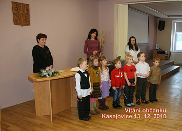 Vítání občánků Kasejovice 2010