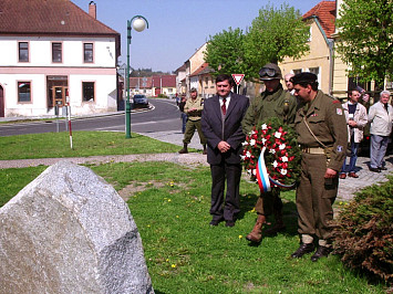 V Kasejovicích oslavili 61. výročí osvobození