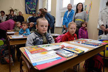 V ZŠ Kasejovice přivítali nové prvňáčky.