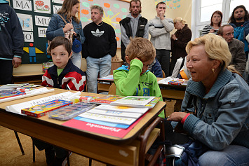 V ZŠ Kasejovice přivítali nové prvňáčky.