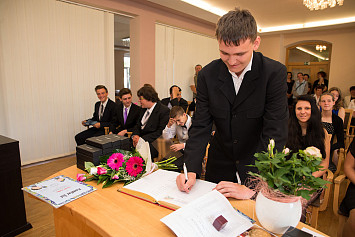 Slavnostní předání vysvědčení absolventům Základní školy Kasejovice 27.6.2014