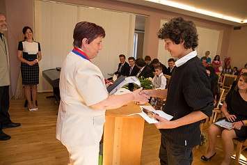 Slavnostní předání vysvědčení absolventům Základní školy Kasejovice 27.6.2014