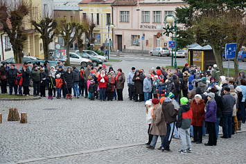 Živý betlém na kasejovickém náměstí 2014