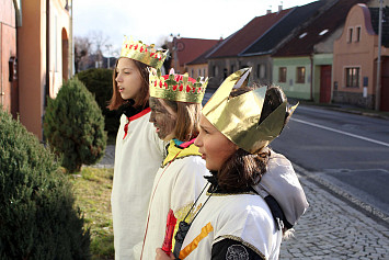 Tři králové opět po roce navštívili Kasejovice