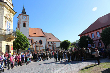 Kasejovice slavily konec 2. světové války