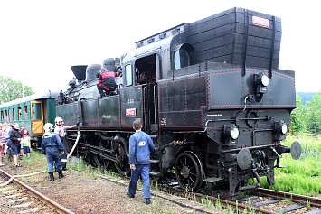 Parní vlak připomněl 120 let trvání místní lokálky