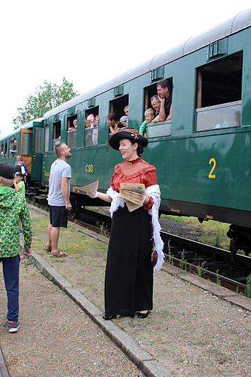 Parní vlak připomněl 120 let trvání místní lokálky