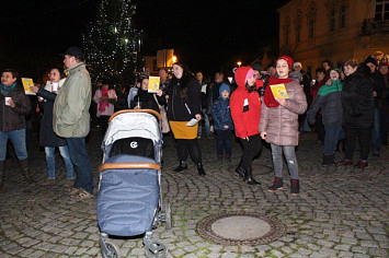 Zpívání koled s Českým rozhlasem Plzeň