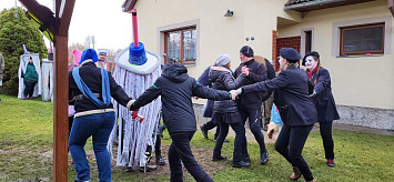 Masopustní průvod v Újezdě