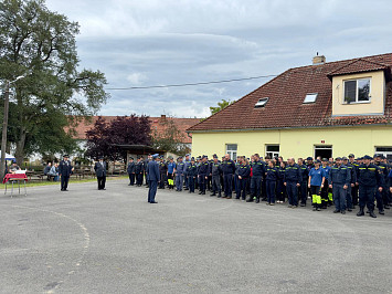 Okrskové hasičské cvičení v Řesanicích